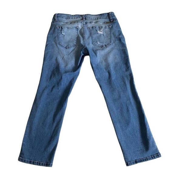 KanCan Distressed Stretch Jeans VBK1221 Blue Sz 28 - Picture 3 of 12